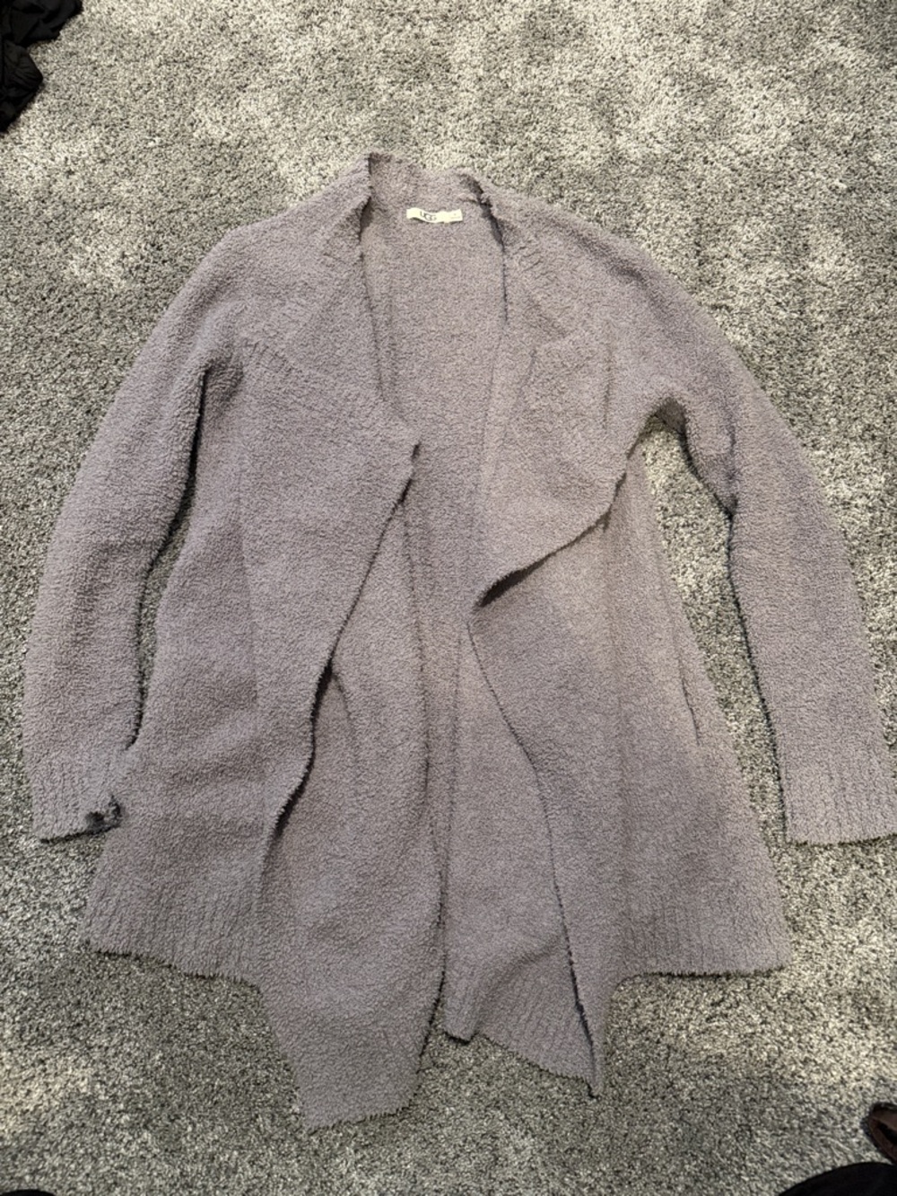 UGG size medium Cozy Open-Front Women’s Sweater Cardigan - Light Gray
